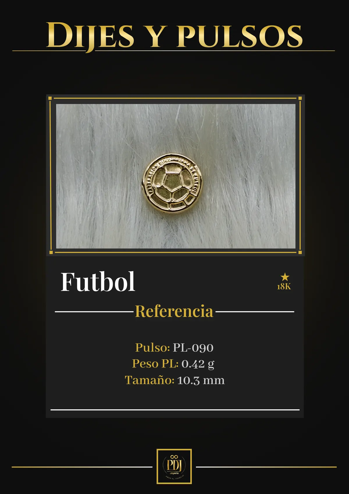 Póster de Marco Rolex en oro 18K — PL-090, PL-089