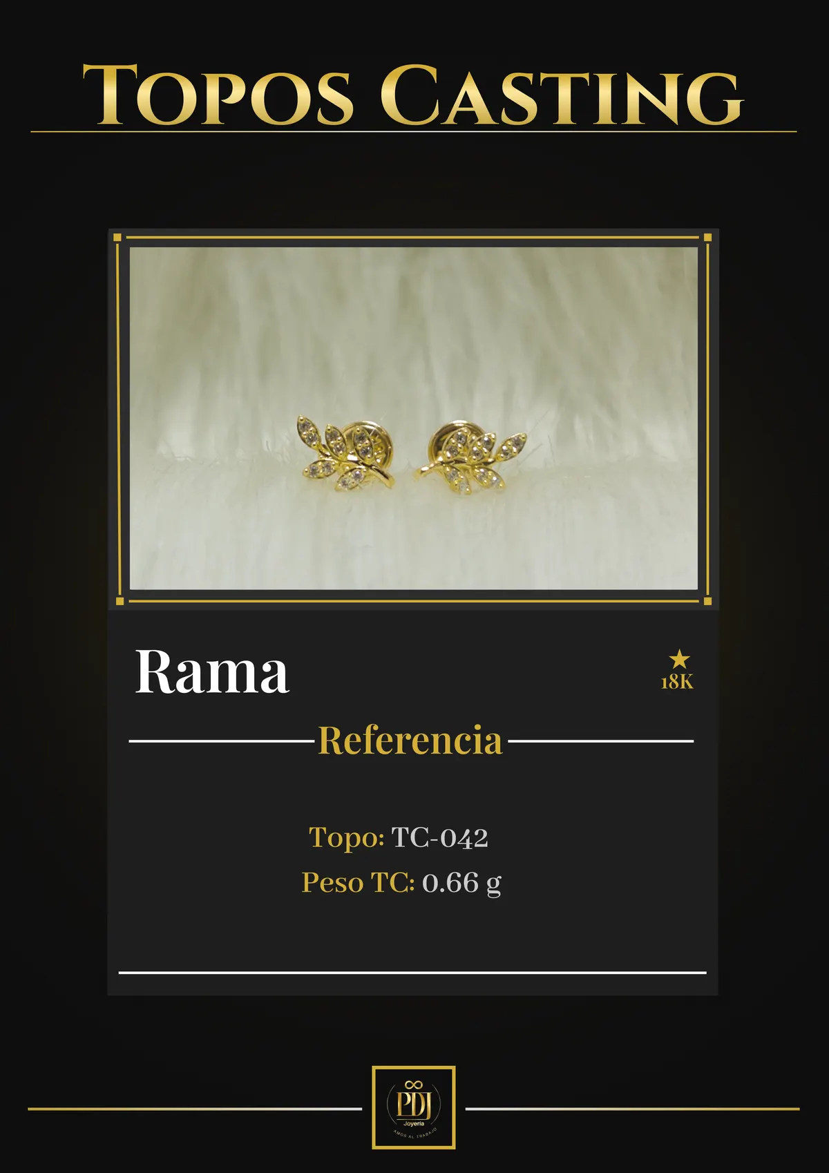 Póster de Rama en oro 18K — TC-042
